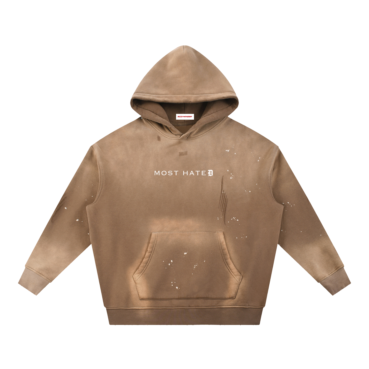 MOST HATED Stained Vintage Hoodie