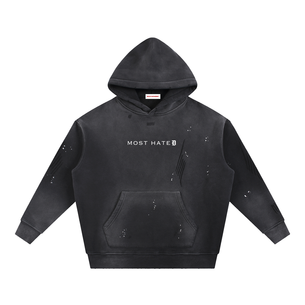 MOST HATED Stained Vintage Hoodie