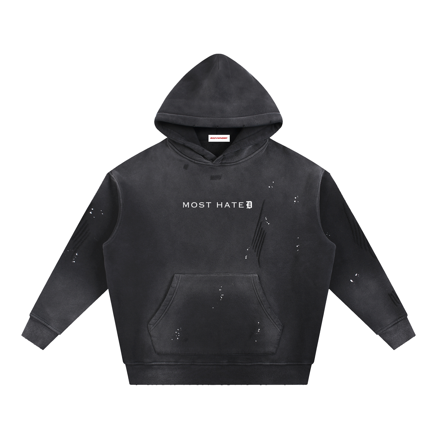 MOST HATED Stained Vintage Hoodie