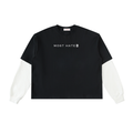 MOST HATED Layered Sleeve T-shirt