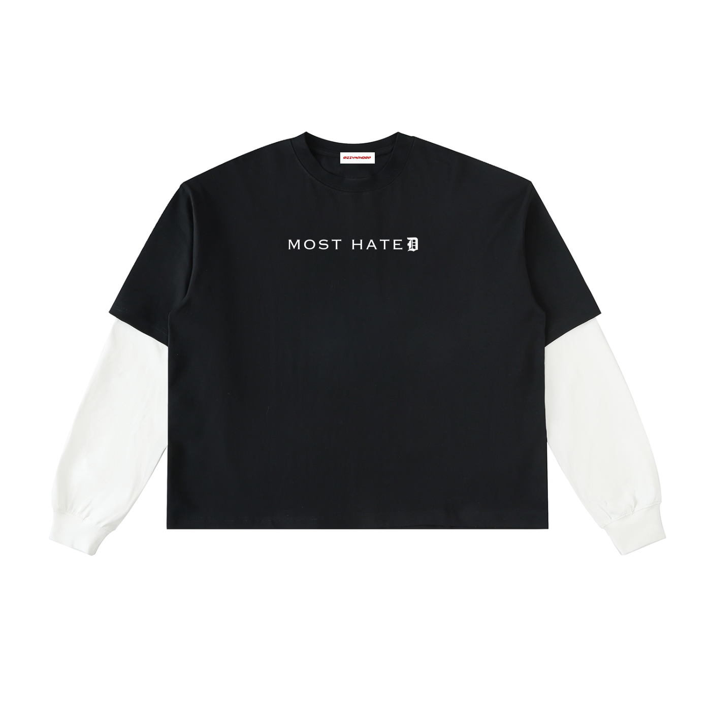 MOST HATED Layered Sleeve T-shirt